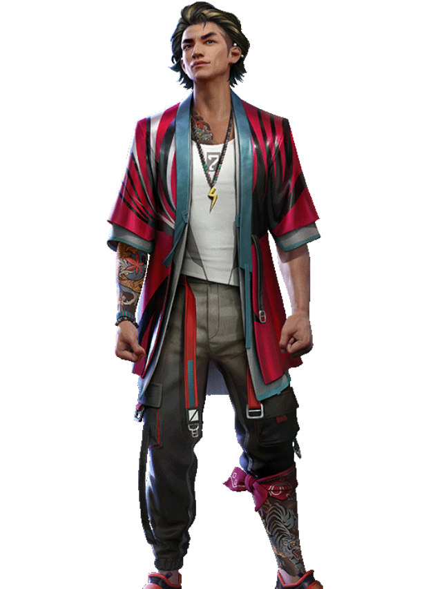 free fire tatsuya character