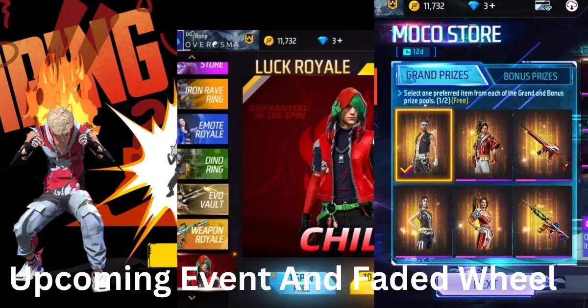 Free Fire Max Upcoming Event And Faded Wheel