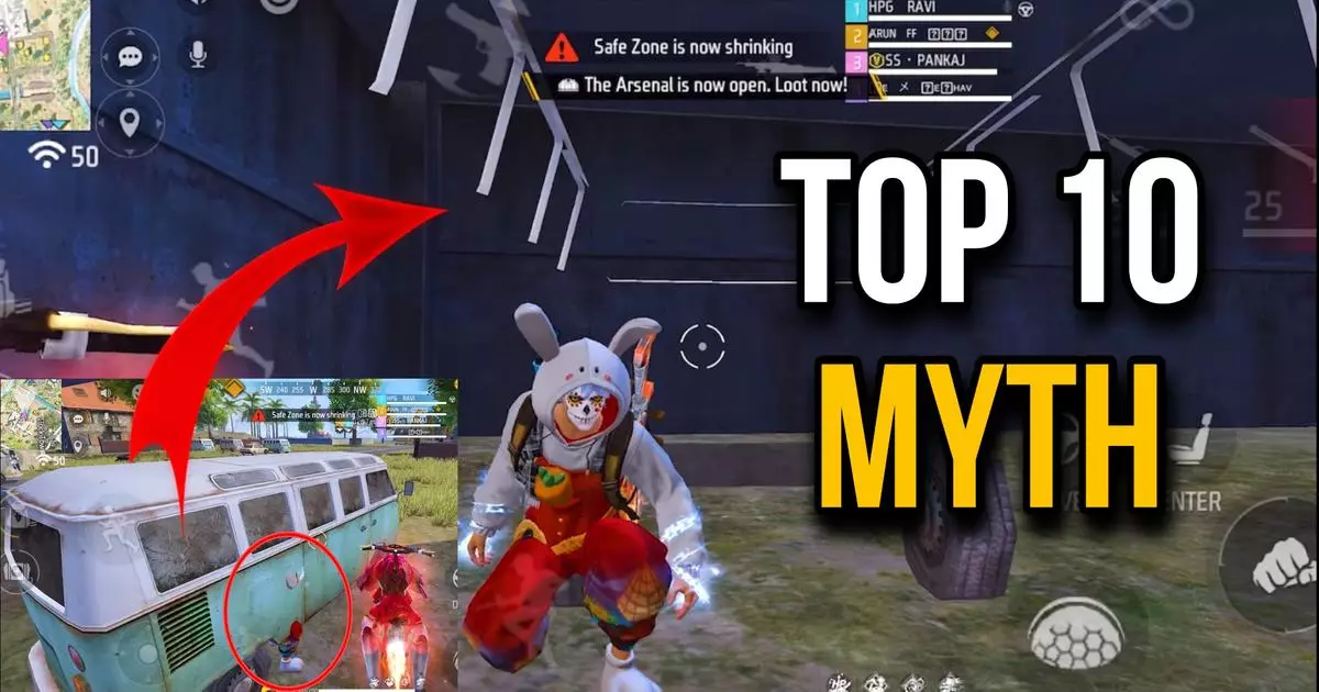 Free Fire Max Top 11 Myths 2024